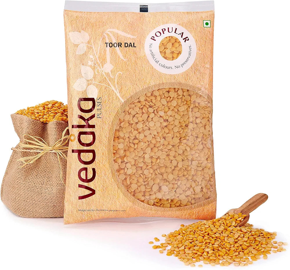 Vedaka Popular Toor Dal, 1kg