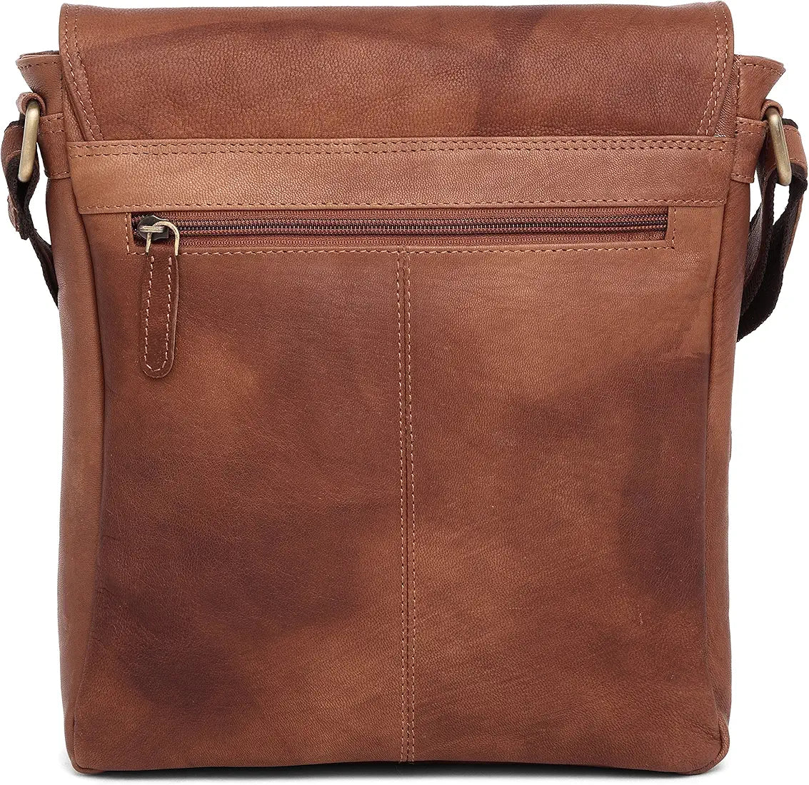 WildHorn Leather 11 inch Sling Messenger Bag for Men I Multipurpose Crossbody Bag I Travel Bag with Adjustable Strap