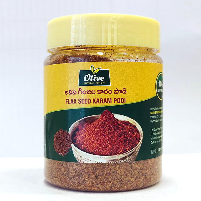 Olive Mithai Shop Flaxseed Karam