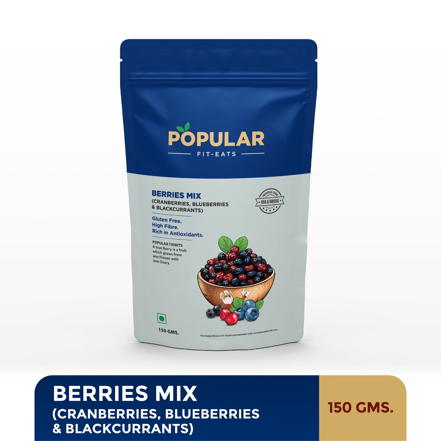 Fit Eats Berries Mix ( Cranberry, Blueberry & Blackcurrant)