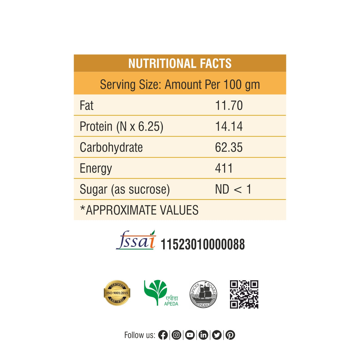 Biryani Masala - PET JAR 500g (Net wt 450g)