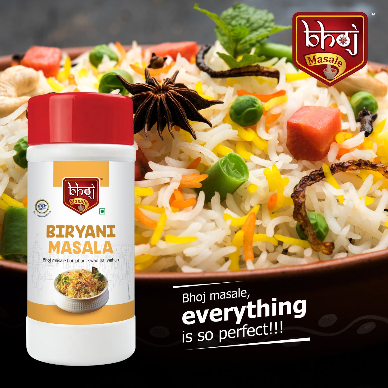 Biryani Masala - PET JAR 500g (Net wt 450g)