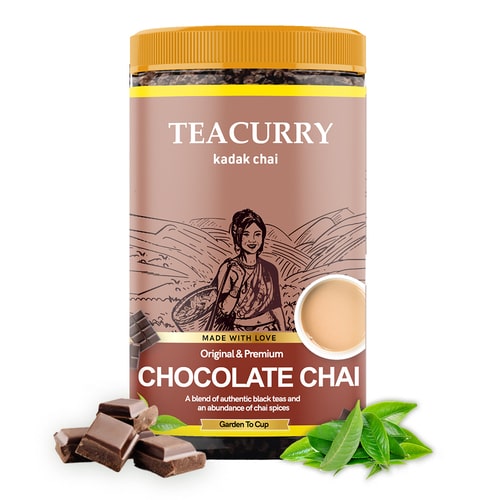 Chocolate Chai - 100% Natural Chocolate Flavoured Assam Black Tea with Real Chocolate