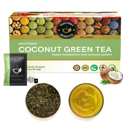 Coconut Green Tea - Helps With Skin, Hair & Heart Health