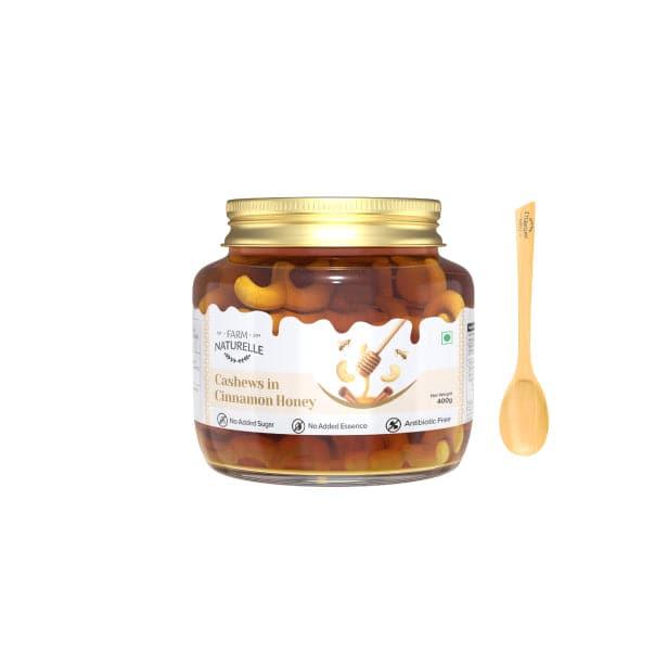 Cashew in Cinnamon Honey