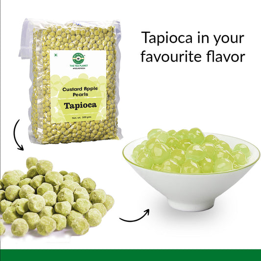 Custard Apple Tapioca Pearls - 500 gms