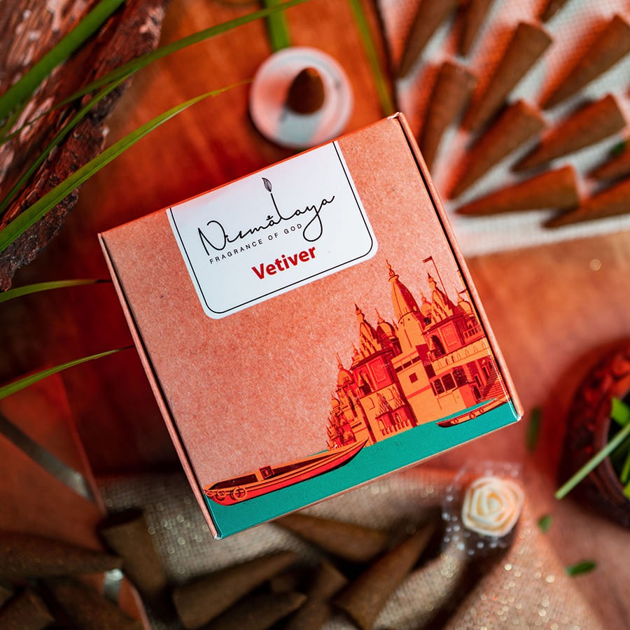 Nirmalaya Vetiver Incense Cones