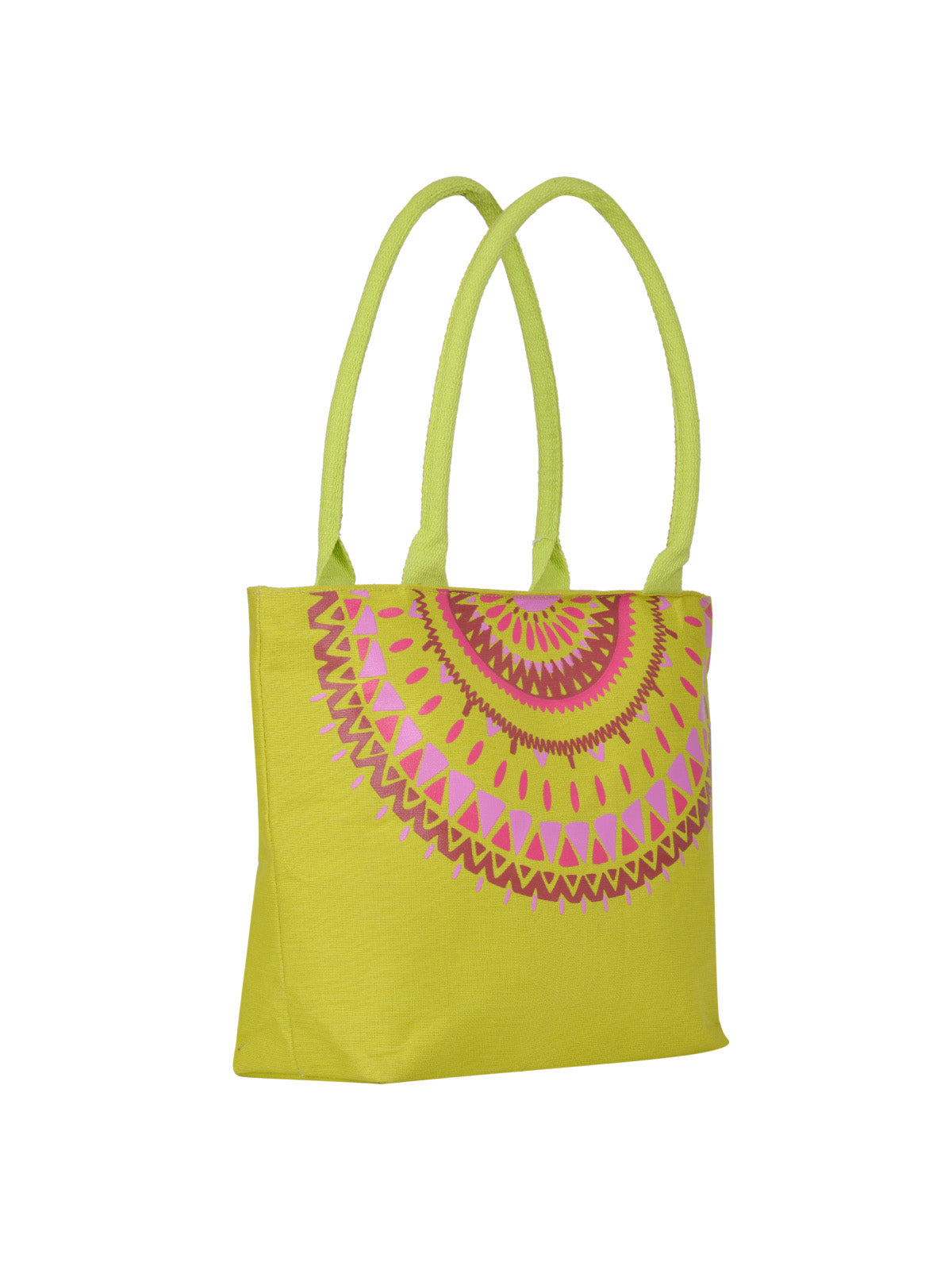 Jute Cottage Mandala Neck Print Bag