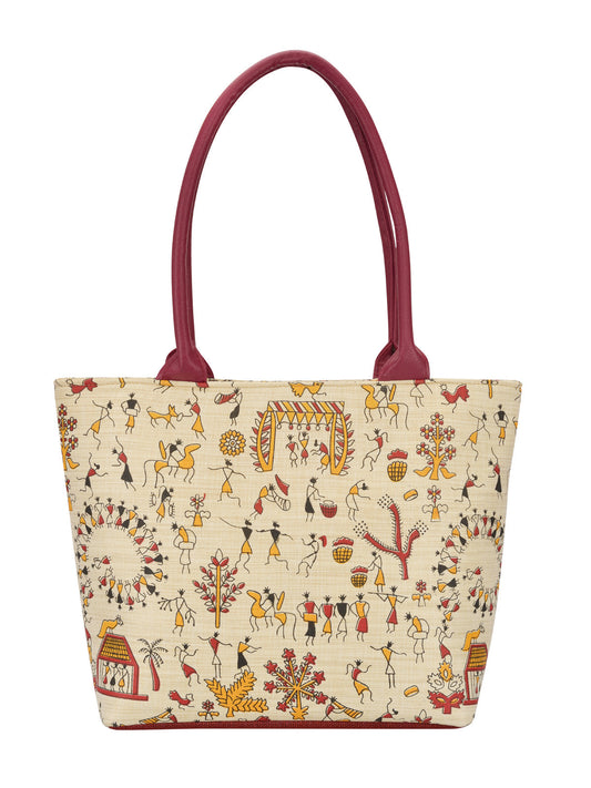 Jute Cottage Warli Hand Bag