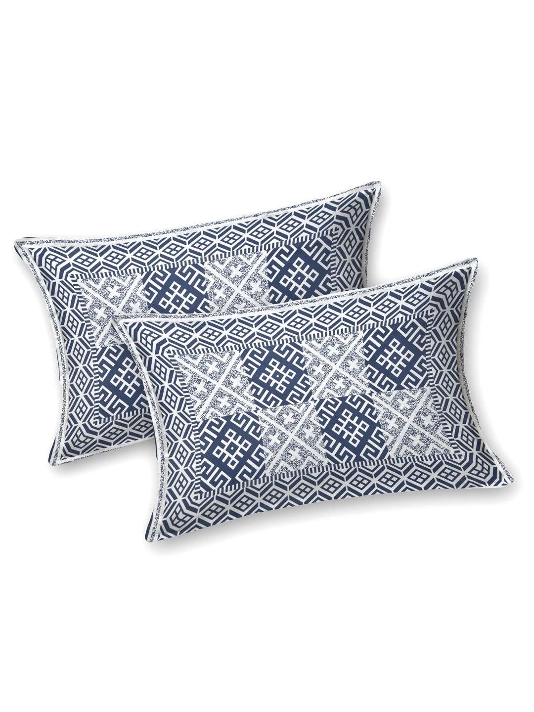 100% Pure Cotton Traditional Printed Bedsheet for Double Bed King Size Bedsheet with 2 Pillow Covers