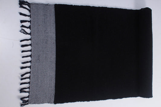 Shramdaan Black Yoga Mate with White Border