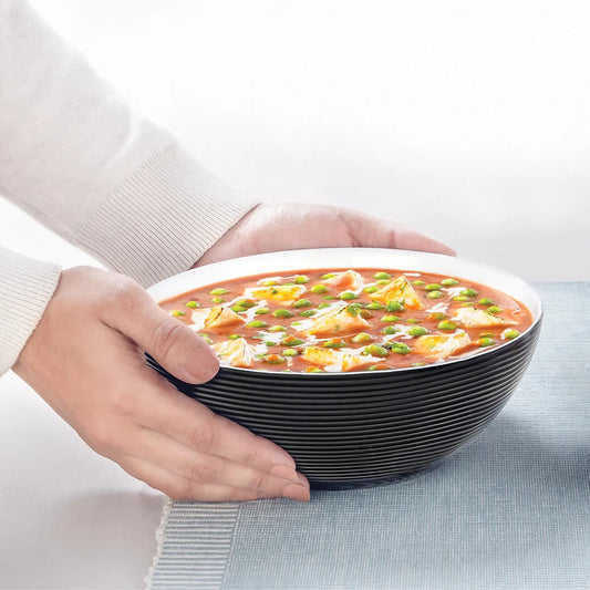 Borosil Larah Black Serving Bowl