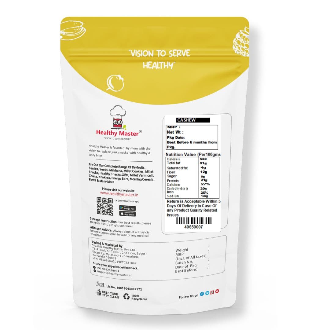 Cashew Nuts (Kaju) - Medium