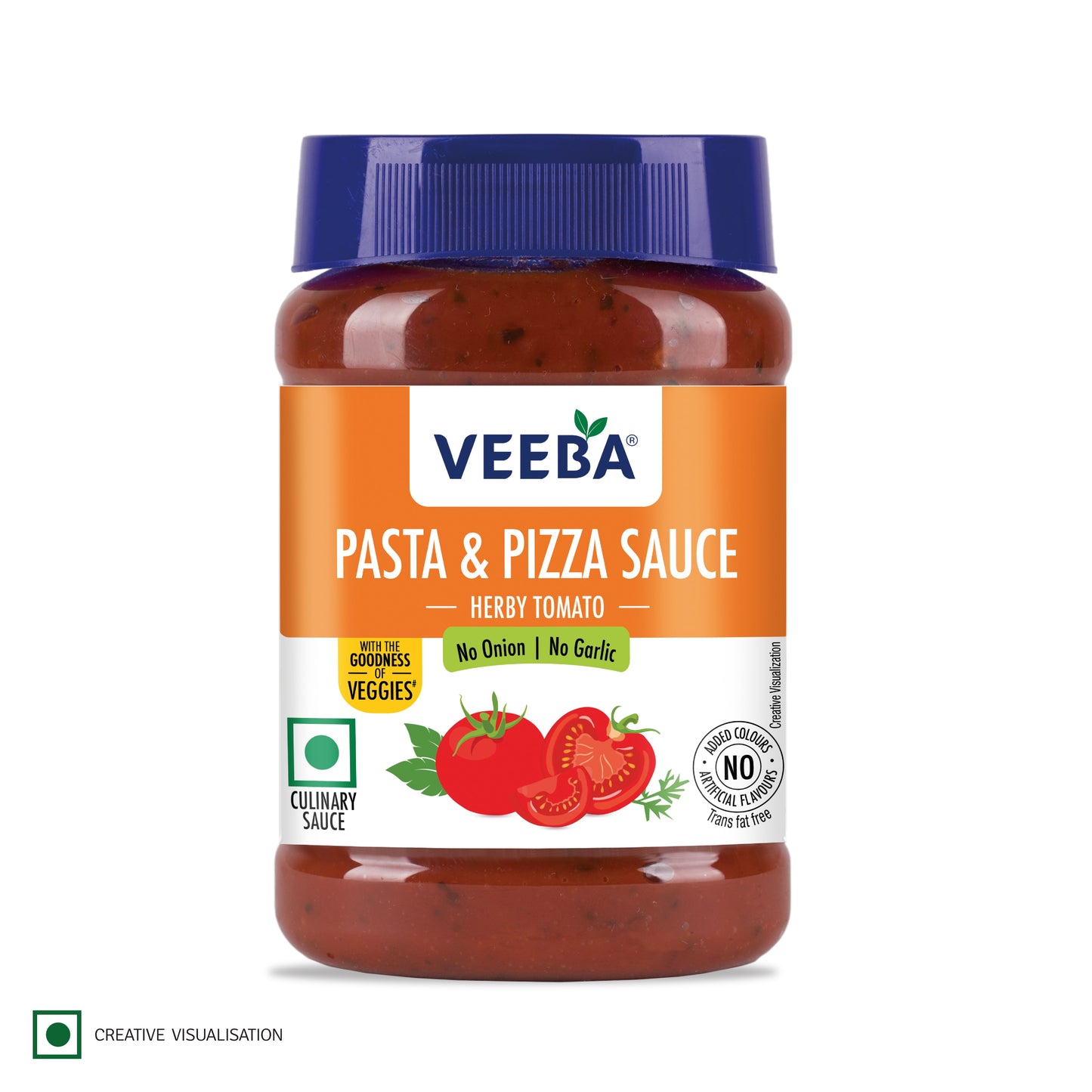 VEEBA PASTA & PIZZA SAUCE HERBY TOMATO - NONG (280g)