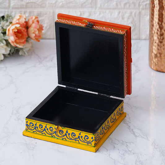 Handcrafted Wooden Jewellery Box: Elegant Storage for Your Treasures