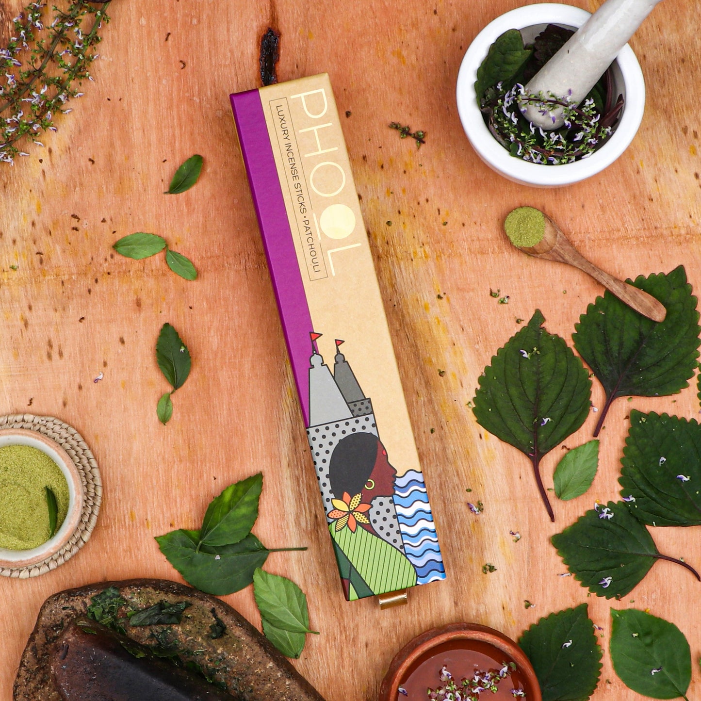 Phool Natural Incense Sticks Patchouli - 40 Stciks