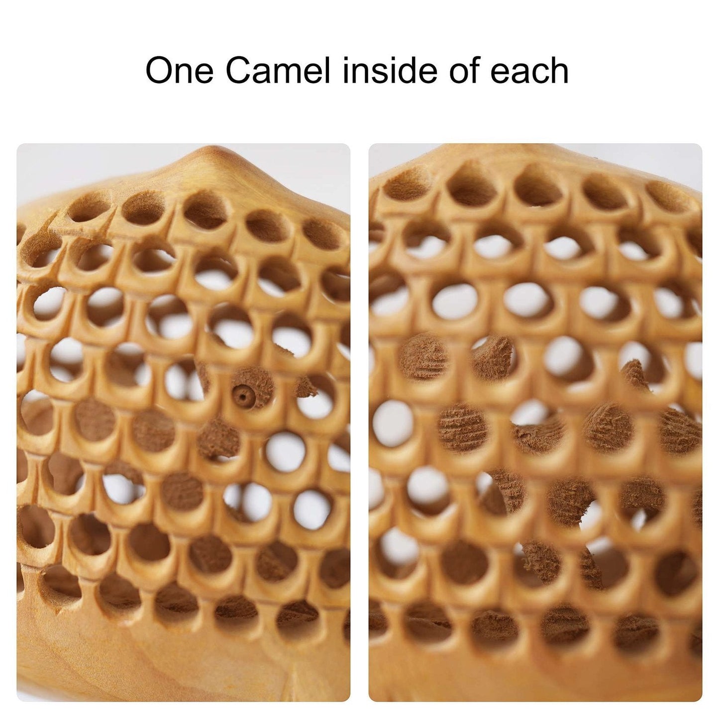 Handcrafted Wooden Camel Figurine: Exquisite Décor Inspired by the Desert