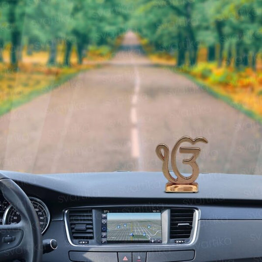 Svastika Ek Onkar Car Dashboard Symbol