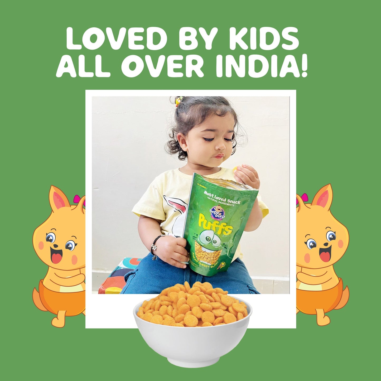 Jowar Cheesy Blast Puff (4 Pack)