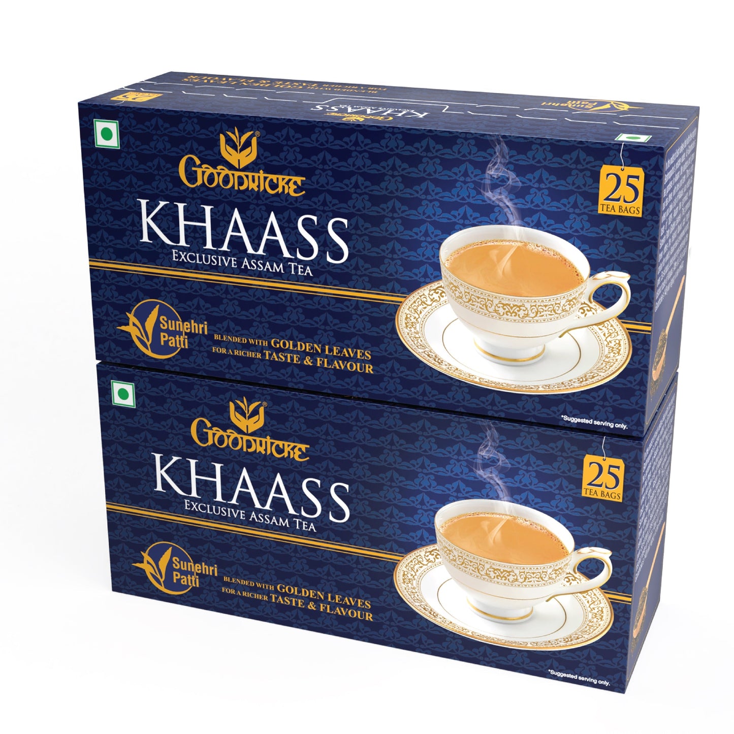 Khaass Exclusive Assam Tea, 25Tea Bags (Pack of 2)