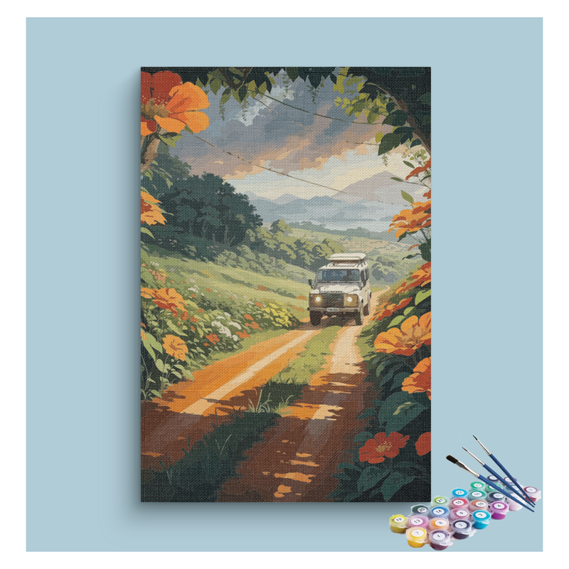 Scenic Off-Road Adventure Paint by Numbers Kit