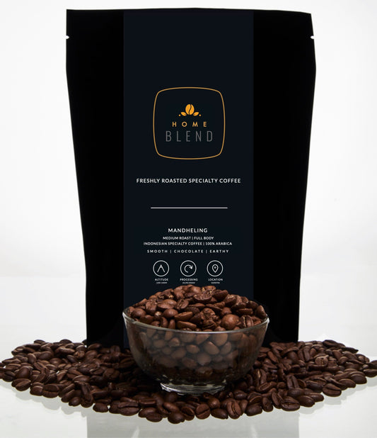 Whole Bean - Mandheling Grade 1 Indonesian Specialty Arabica - Pack of 250g