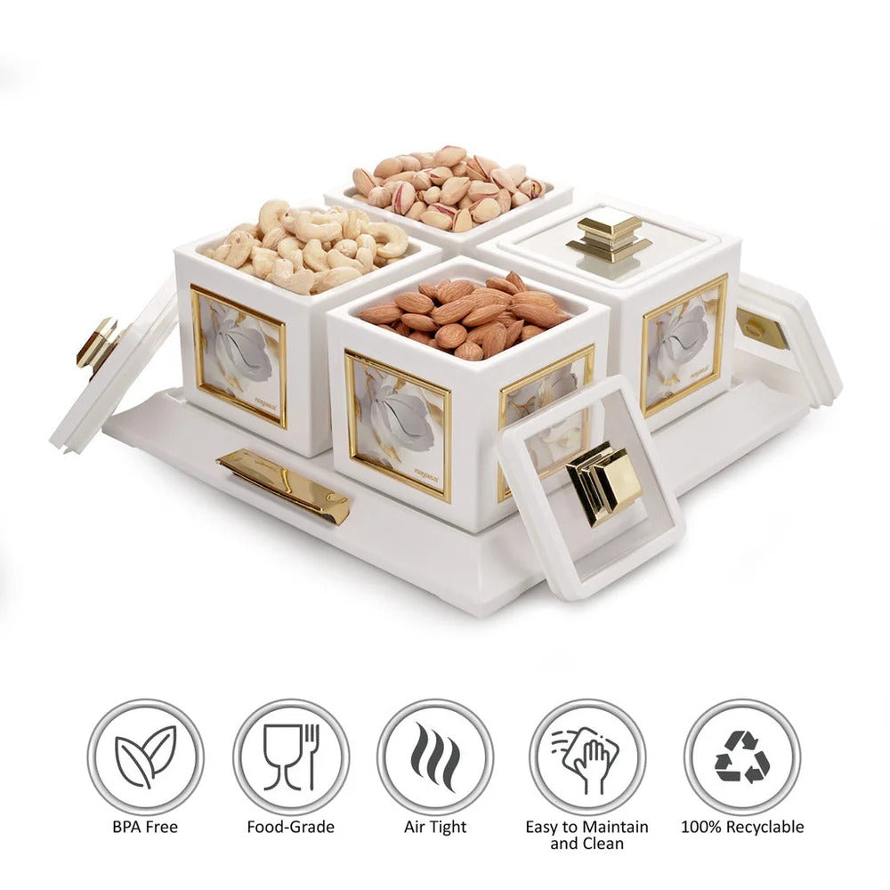 Nayasa Mansion Dry Fruit Container Set of 4