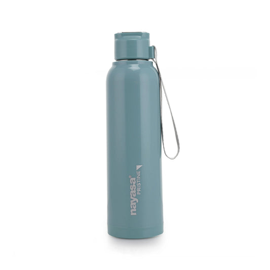 Nayasa Pristine Water Bottle 520ml BPA-Free Plastic with Steel Inner