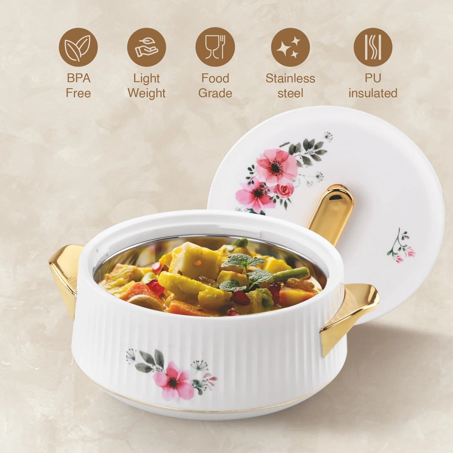 Nayasa Essenza Insulated Casserole 1500ml