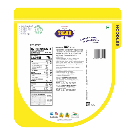 Noodles Khakhra – Healthy & Tasty, 180g