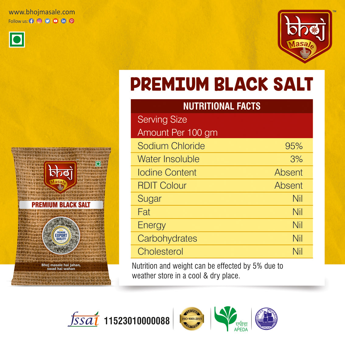 Premium Black Salt 200g