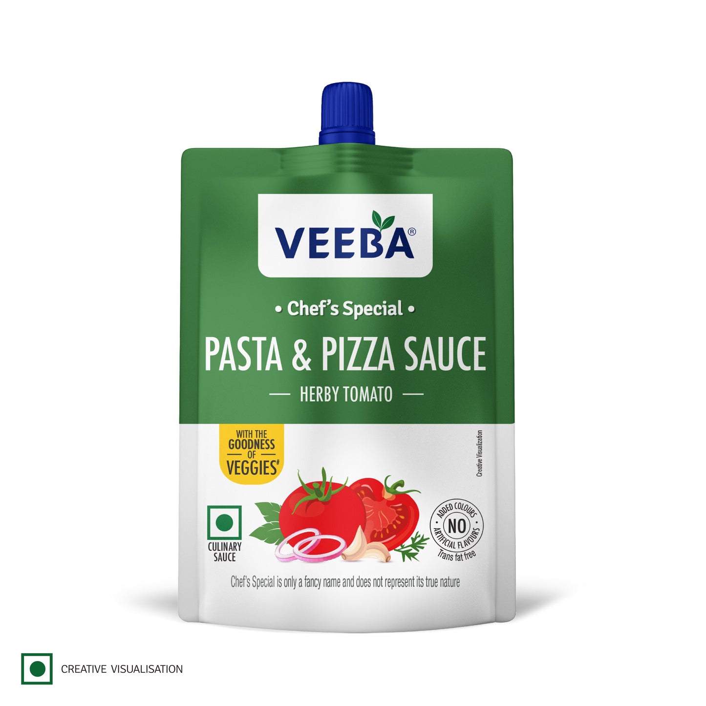 VEEBA PASTA & PIZZA SAUCE HERBY TOMATO (100g)