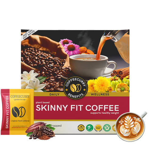 Skinny Coffee Premix – Skinny Brew Coffee for Metabolism Boost, Skinny Blend Coffee for Energy & Weight Management - Coffeecurry