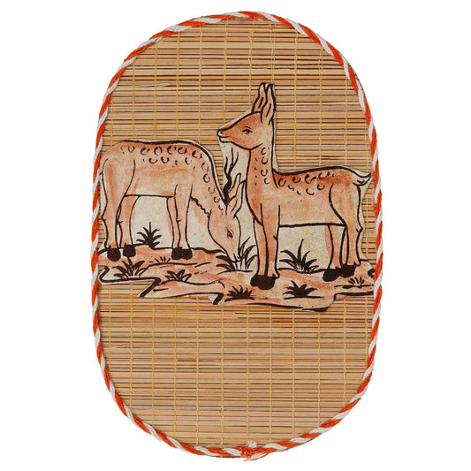 Bamboo Art Dear Painting For Home D?cor | Bamboo Art Gift For Multiple Occasions