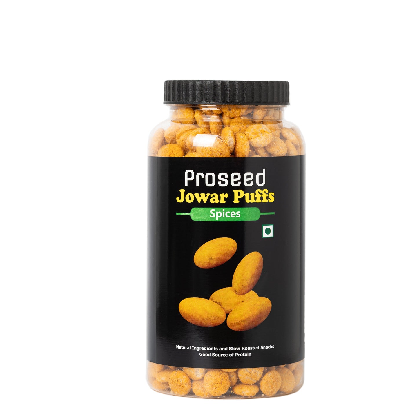 Jowar Puffs Spices, 150g Healthy Slow Roasted Tasty Snacks | Millet Snack | 100% Veg | Gluten Free | No added Sugar | No Trans-Fat