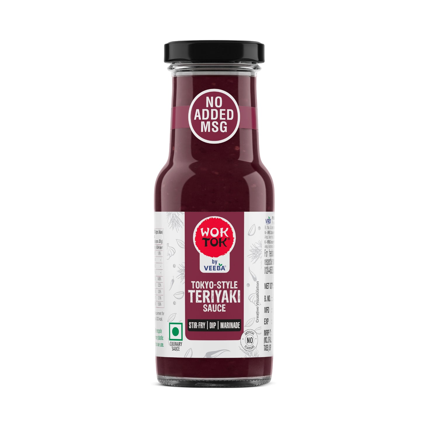 Wok Tok By Veeba TOKYO-STYLE TERIYAKI SAUCE (250G)