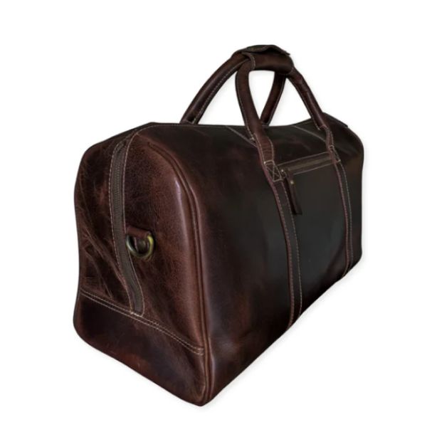 Leather Brown Duffle Bag