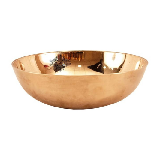 Indian Art Villa Bronze Kansya Utensils|round Shape Bowl