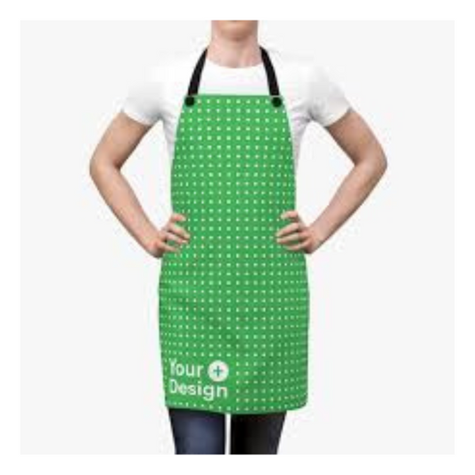 Airwill Cotton designer aprons sized 65cm in width and 80cm in length with 1 center pocket Adjustable buckle