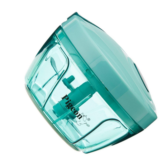 Pigeon by Stoverkraft Handy Mini Plastic Chopper With 3 Blades | Green |for Vegetable