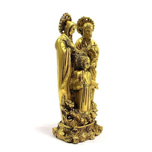 StonKraft Brass Holy Family of Mother Mary Joseph Jesus Christ Idol Statue Sculpture
