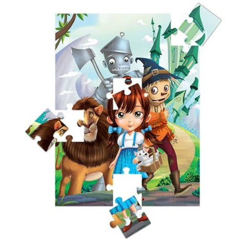 Popcorn Games & Puzzles Wizard of OZ 30 Piece Jigsaw Puzzle with Free Reading Book