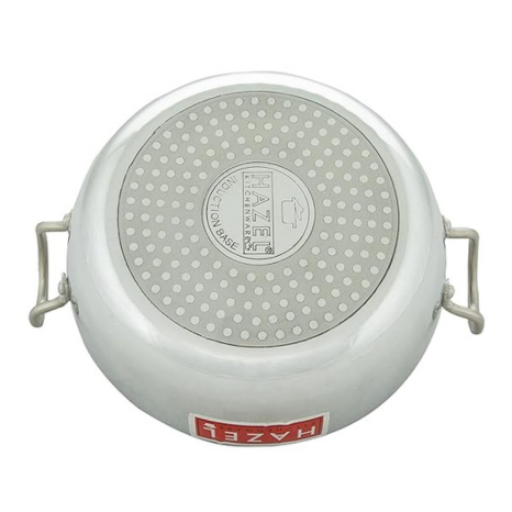 Hazel 4 mm Aluminium Induction Base Kadai with Handle 1750 ml