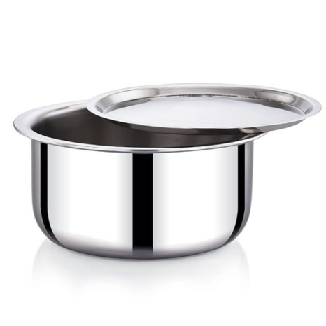 Praylady Nexon Series Triply 16cm 1.55L Tope with SS Lid Healthy Non Toxic Bhagona