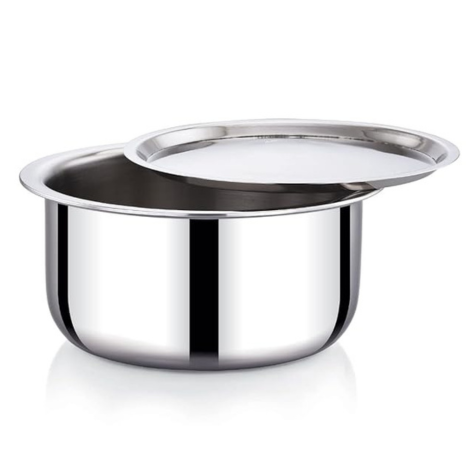Praylady Nexon Series Triply 14cm 1.15L Tope with SS Lid Healthy Non Toxic Bhagona