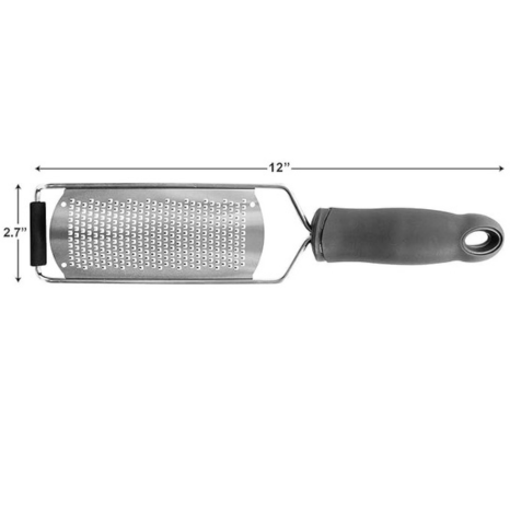 Spatlus Zester Stainless Steel Cheese Grater Professional Lemon Zester Tool Potato Broad