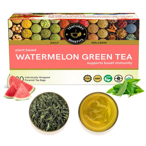 Watermelon Green Tea - Nutritious Blend for Hydration, Antioxidants, and Digestive Health