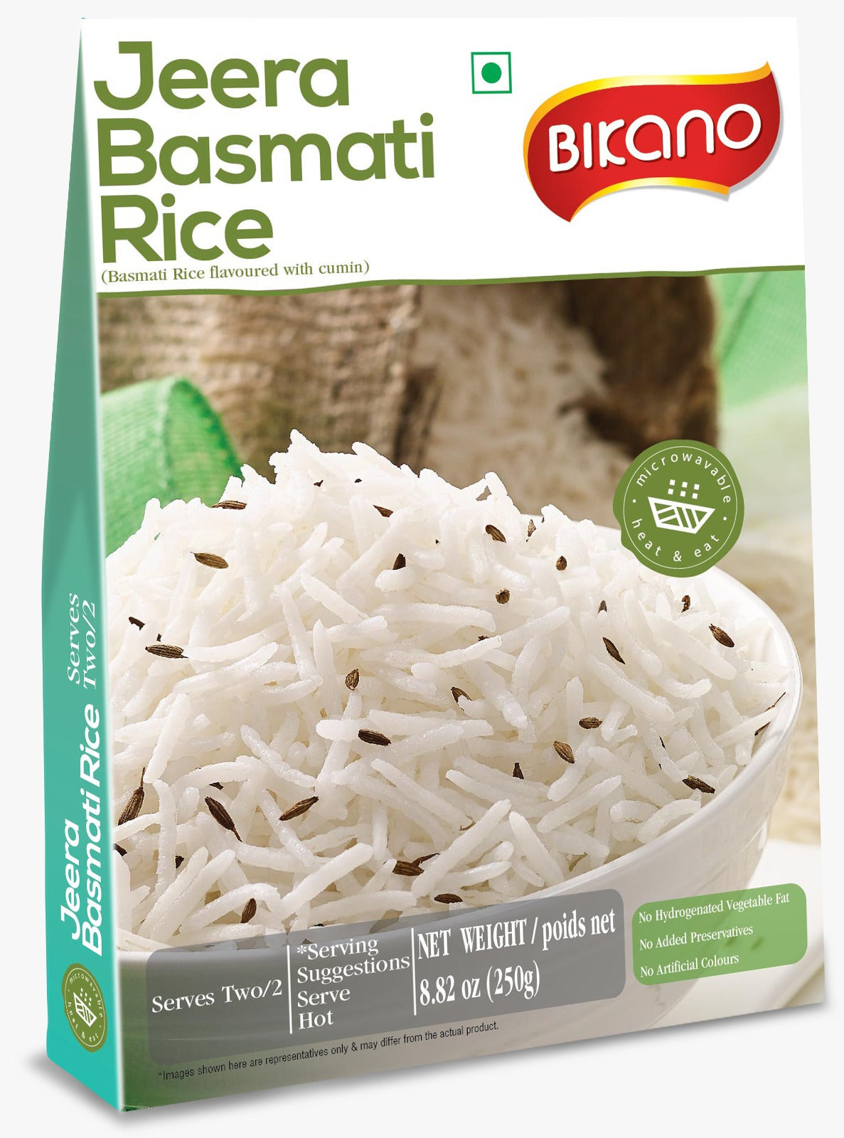 Bikanerwala Jeera Basmati Rice - 250 gms (Pack of 2)