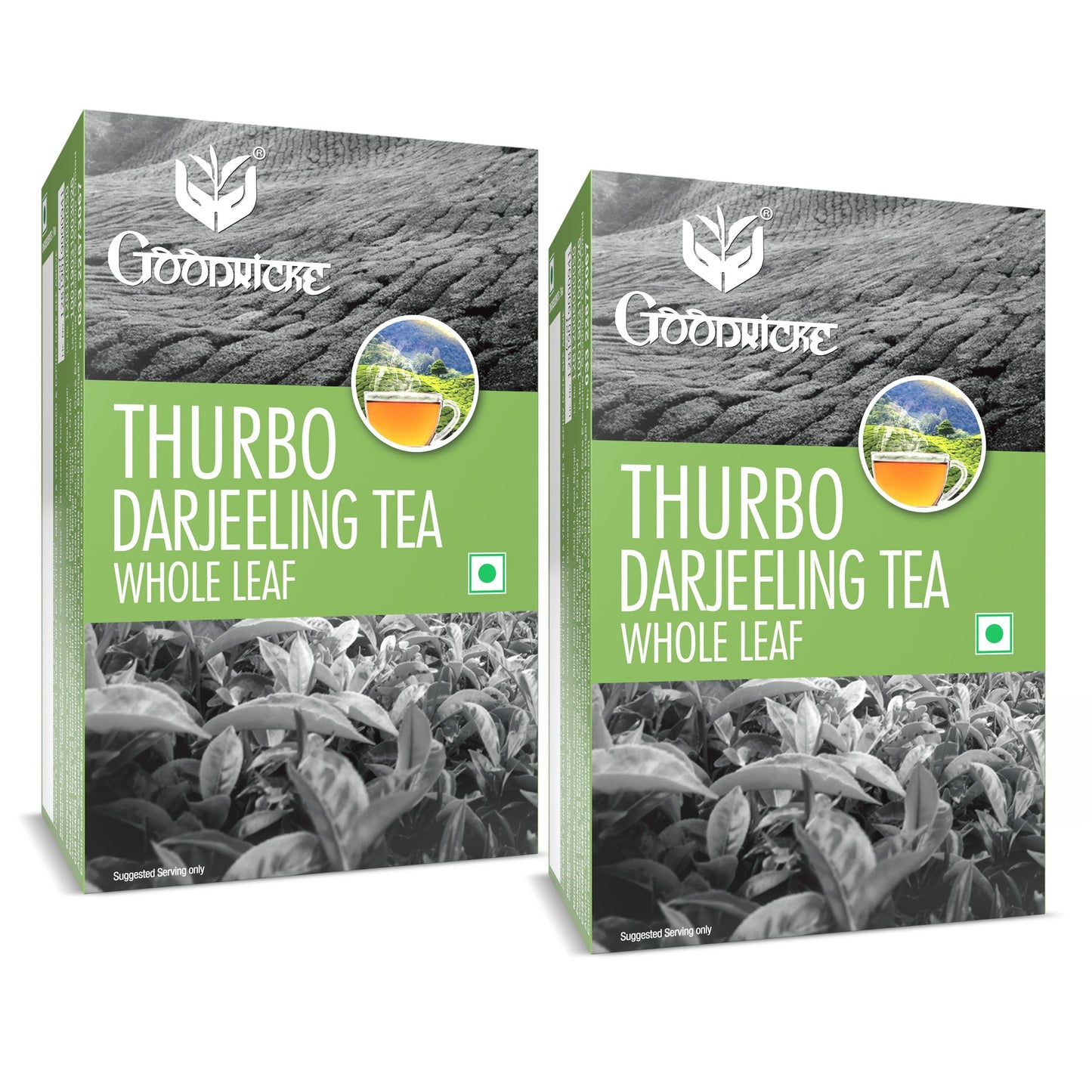 Thurbo Leaf Whole Leaf Darjeeling Tea - 250 Gms ( Pack of 2 )