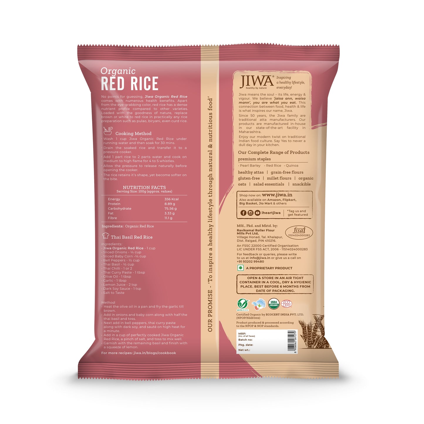 Organic Red Rice